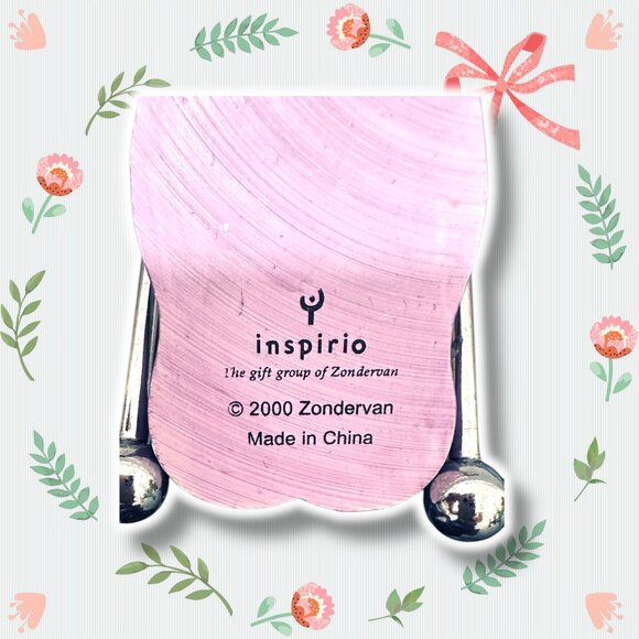 Inspirio Ceramic Cross With Lamb & "Little Ones To Him Belong" Design - Picture 2 of 7